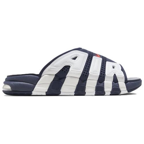 Nike Klapki Air More Uptempo Niebiesko-Białe FQ8699-400 Rozmiar Azjatycki Męski