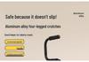 Bronze Curved Handle Aluminum Alloy Quad Cane for Seniors, Adjustable Height Non-Slip Mobility Aid