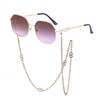 Chain Sunglasses Women'S Anti-Drop Chain Lanyard Irregular Polygon Full Frame Sunglasses Women'S Trend