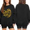 Unisex Lightweight Long Sleeve Neck Sweatshirt with Fashion Print for Everyday Wear