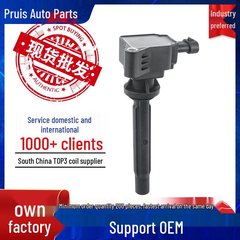 Compatible Ignition Coil Pack for Great Wall H7 VV7/8, High Voltage Spark Plug Wire, Model F01R00A121/F01R00A122.