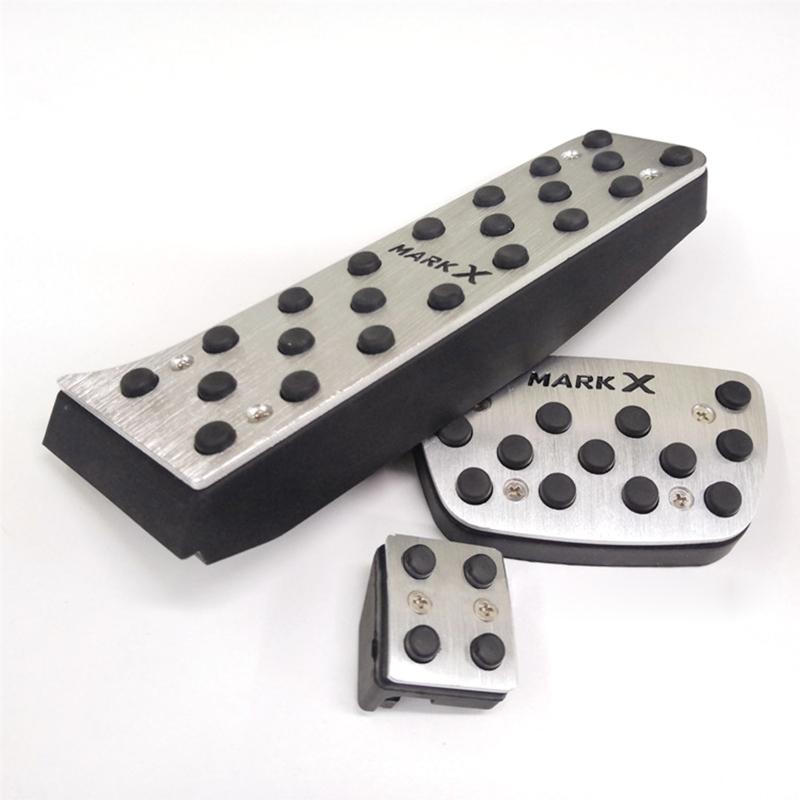 3Pcs Auto Brake Pedal Non-Drilling Cover Footrest Pad for Lander 2020-2022ES/LS 2020-2022