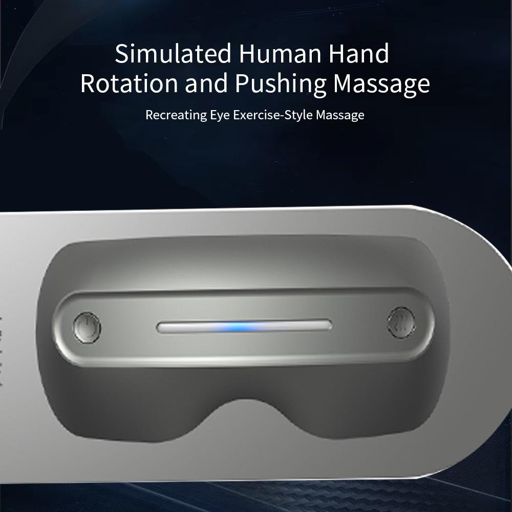 Electric Eye Massager Vibration Therapy Air Pressure Heating Massage Relax Health Care Fatigue Stress Bluetooth Music Foldable