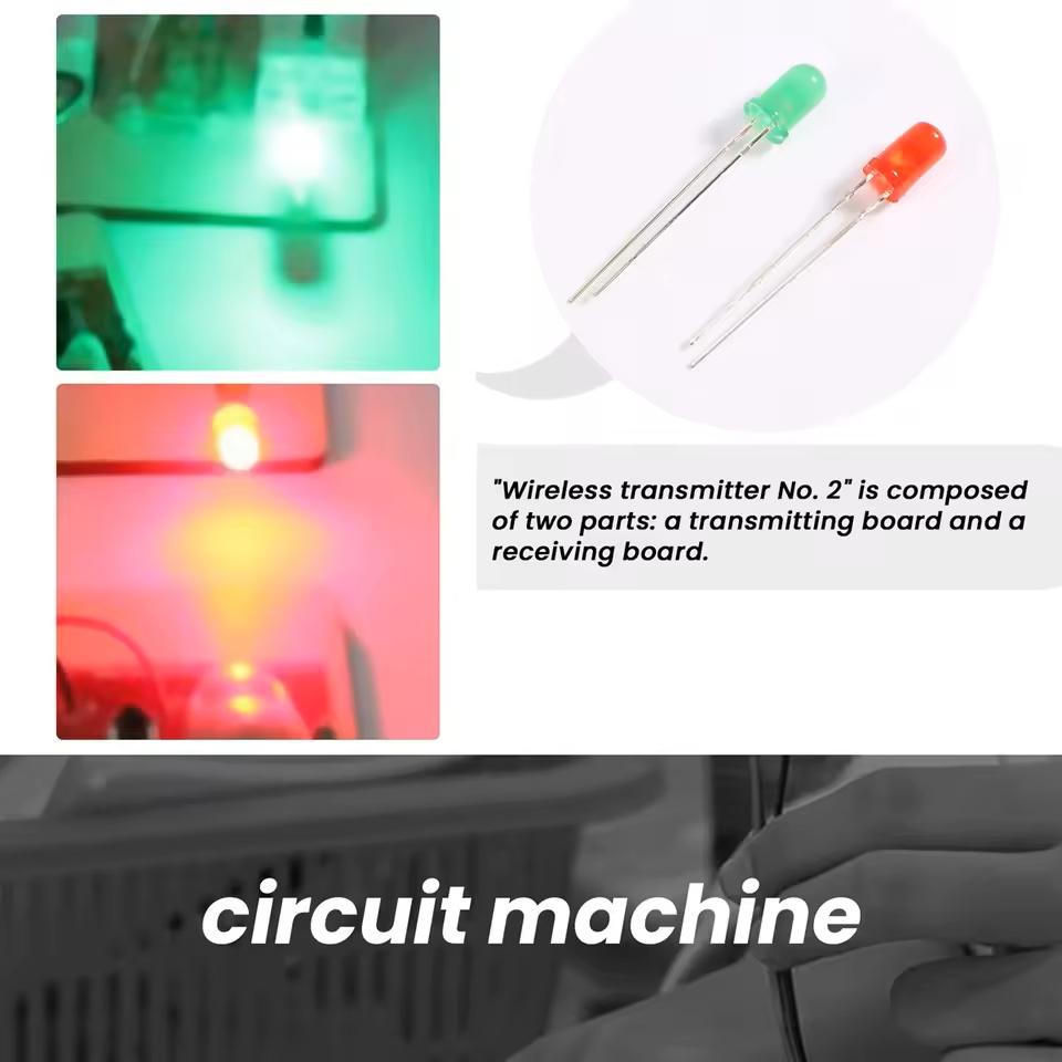 DIY wireless transmitter, children's technology telegraph machine, backbone education mode in scientific experimental equipment