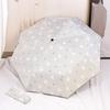 Stylish Cartoon Folding Umbrella: Sun & Rain Dual-Use with Thickened Black Glue for Summer Sun Protection