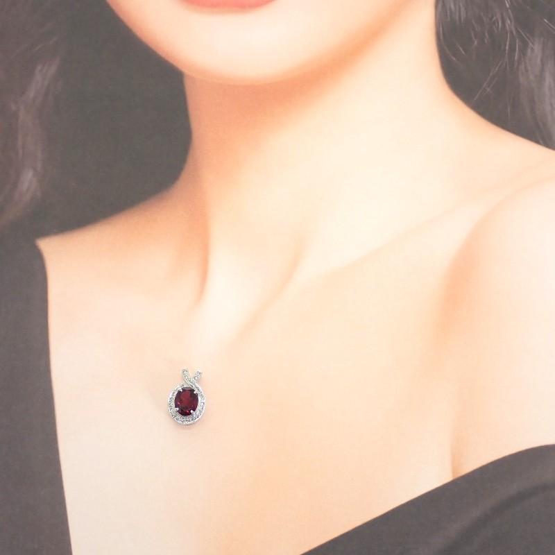 No Brand  Pendant Top K18 White Gold Women