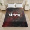 Coperta in Flanella con Stampa Slipknot Morbida Leggera Coperta Pluche per Letto Divano Uso Domestico