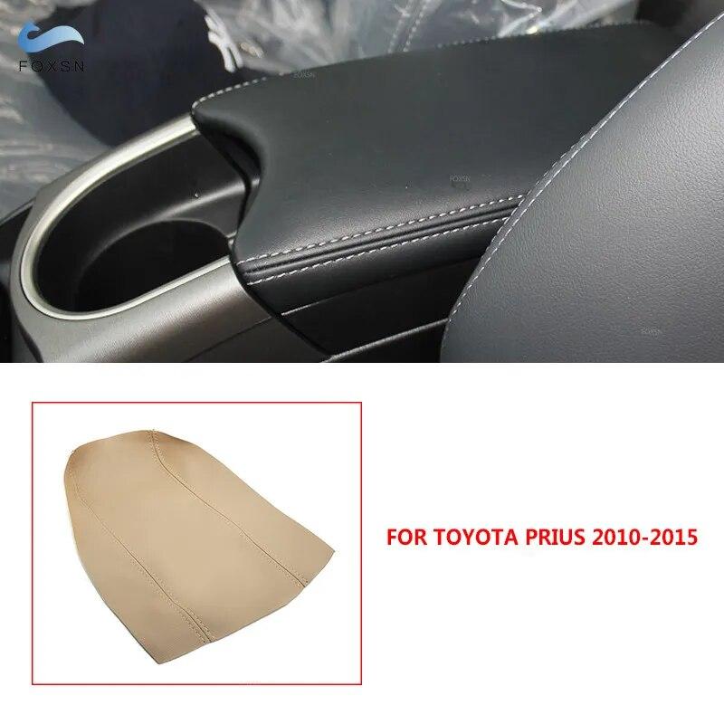 Husa de cotiera din piele moale pentru Toyota Prius 2004 - 2012 2013 2014 2015 Cotieră de control al centrului mașinii Husă de piele autocolantă
