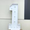 2pcs/set 91.5cm Large Light-Up Number 18 Marquee Sign,Glowing Decor,Photo Booth Prop for 18th Birthday,81th Anniversary,Graduation Holiday Party Decor