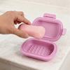 Leak Proof Soap Container Silicone Sealed Soap Box Multifunction Soap Holder  Bathroom