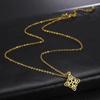 Celtic-Knot Pendant Clavicle Chain Unique Witch Knot Necklace for Women Birthday