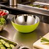 Food-Grade Stainless Steel Serving Bowl Easy to Clean with Wide