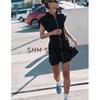 Spring New Women's Clothing French Simplicity Silm Sleeveless Lapel Zipper Mini Dress 8748841