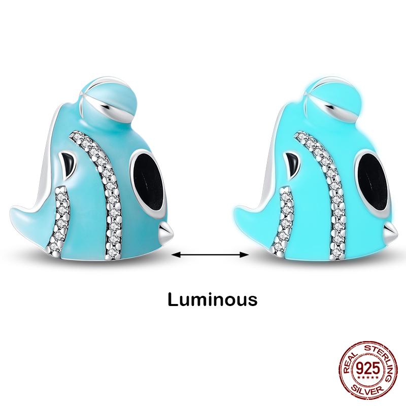 Kupferfarbene Im Dunkeln leuchtende Glühwürmchen Honigbiene Stern Anhänger Perlen Passen Qikaola Original Armbänder Feiner DIY Schmuck Geschenk