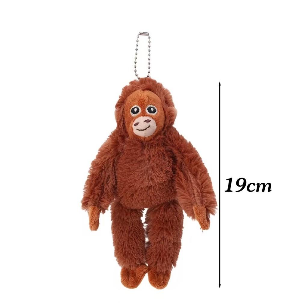 Otter Plush Toy With Short Pile Fabric And Lobster Clasp For Car And Bag Decor