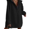 Sweat-shirt à capuche décontracté ample à manches longues pour femmes