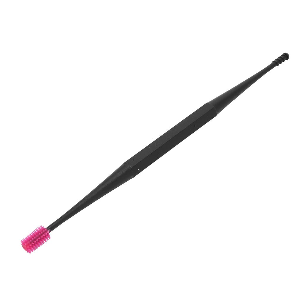 Silicone Spiral Ear Pick Massage Cleaning DoubleHeaded Earpick Earwax Removal Tool(Pink )