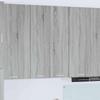 Hanging Cabinet Grey Sonoma 60 X 31 X 100 Cm Particleboard