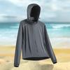 Summer Ice Silk Sunscreen Clothes Men's and Women's Thin Breathable Hooded Jackets Outdoor UV-proof Skin Clothes LOGO