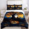 3pcs Spooky Forest Scene Duvet Cover Set -Includes 1 Duvet Cover and 2 Pillowcases, No Quilt Core, All-Season Home Decor  Yy251111187