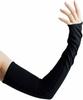 Otafuku Gloves Insect Repellent Arm Cover In Cool To the Black M Size [Made Japan, Touch, Men's] JW-638