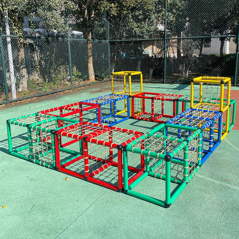 Outdoor Maze Tunneling and Climbing Toy for Kindergarten Kids