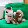 Long Mane Horse Plush Toys Stuffed Tail Horse Stuffed Toy Foal Plush Doll  Children