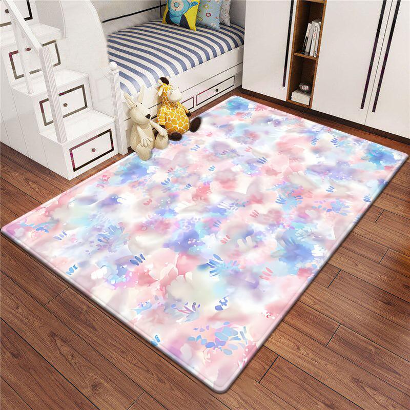 Dreamy Blending Large Room Carpet Non Slip Soft Cartoon Kids Bedroom Living Room Floor Mat Home Decor Children's Play Carpet