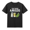 The Three Amigos Lime Salt Tequila Drinking Cinco De Mayo Tshirt