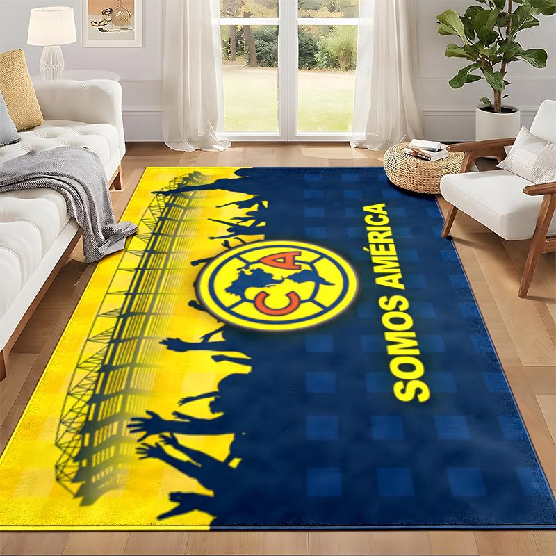 Club America Carpet Door Mat for Living Room or Bedroom Protective Mat Under Chair Office Decoration Christmas Gift Birthday Present