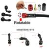 Motorcycle Brake Hose Oil Tube AN3 Stainless Steel Braided Brake Line Rotatable Banjo Fit for ATV Pit Dirt Street Racing Bike