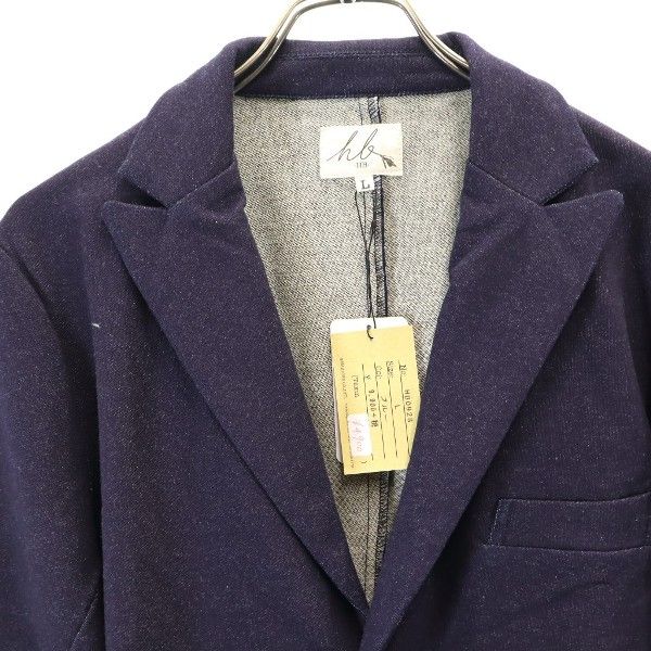 Brand New HB Indigo Cut and Sew Rib Tailored Jacket L Navy Blue Men's Used