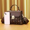 Women's New Fashion Women's Bag Temperament Printed Large Capacity Portable Shoulder Crossbody Bag Versatile Small Square Bag