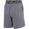 Under Armour Elevated Woven 2.0 Shorts With Brand Logo Print, Loose Fit For Fitness And Casual Wear Men Bottoms Gray 1362289-013