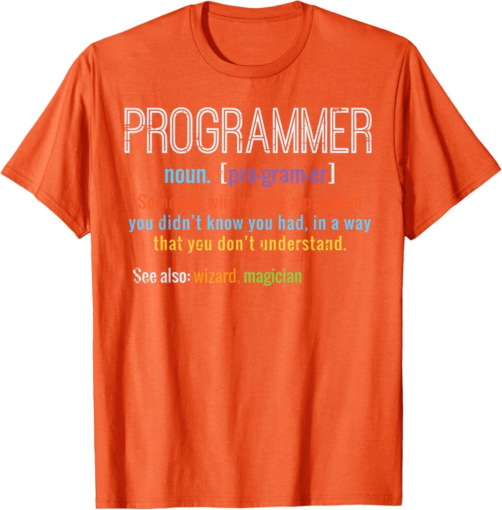 Programmer Definition IT Software Developer Coder Unisex T-Shirt