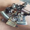 Brass Nautical Sextant with Wooden Box Marine Navigation Instrument