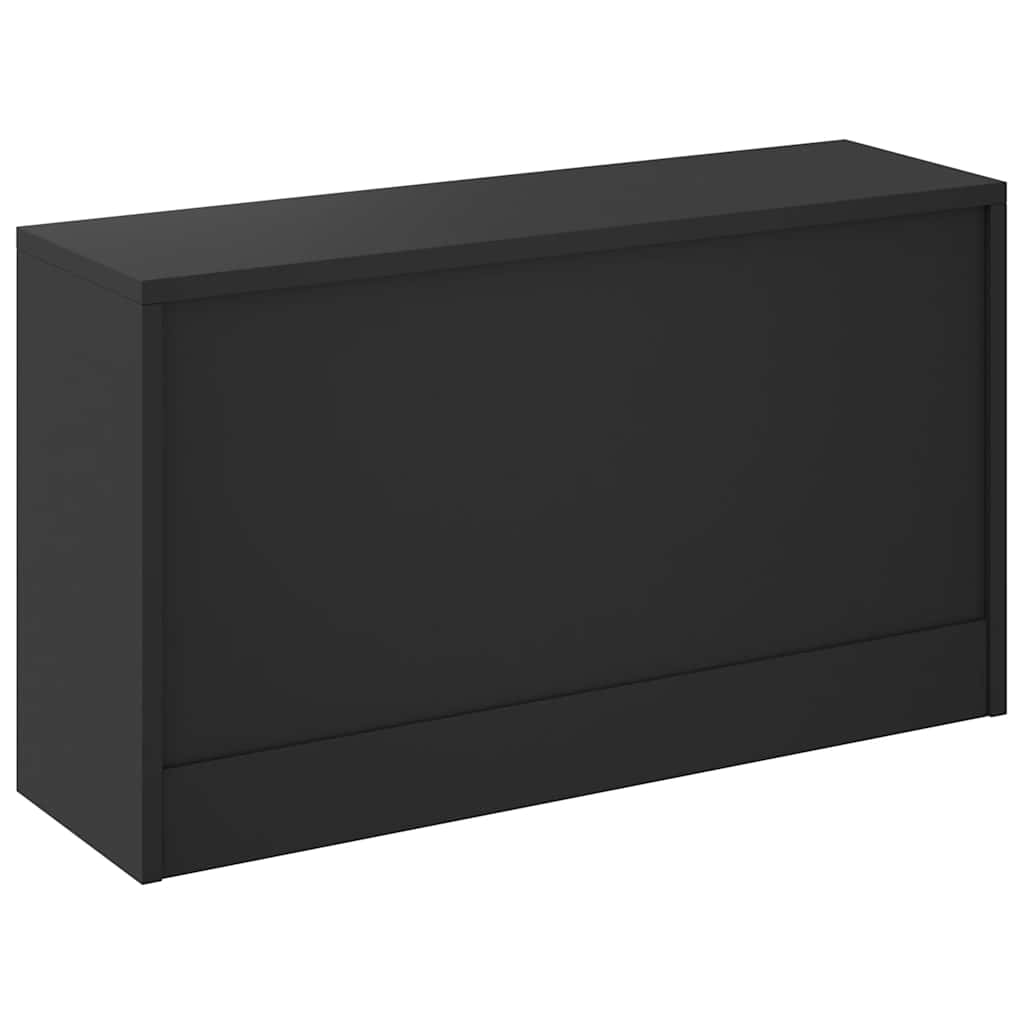 Vidaxl Ławka Z Miejscem Na Buty, Czarna, 80X24X45 Cm