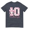 10th Birthday Girl Pink Coquette Bow 10 Year Old Aesthetic Tshirt