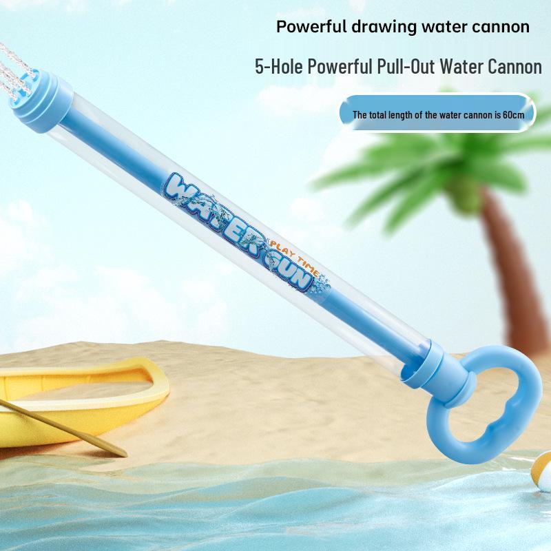 Cross-Border Long-Range Water Cannon Toy: Large Capacity Floating Water Gun for Beach Battles