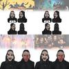 Läskig Störande Gore Mask För Halloween Kostymfest Och Teaterföreställningar