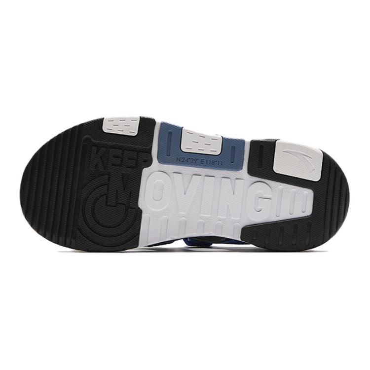 Anta Kids Casual Versatile Durable Breathable Sandals Kids Sandals Black Green Blue 312436914-1