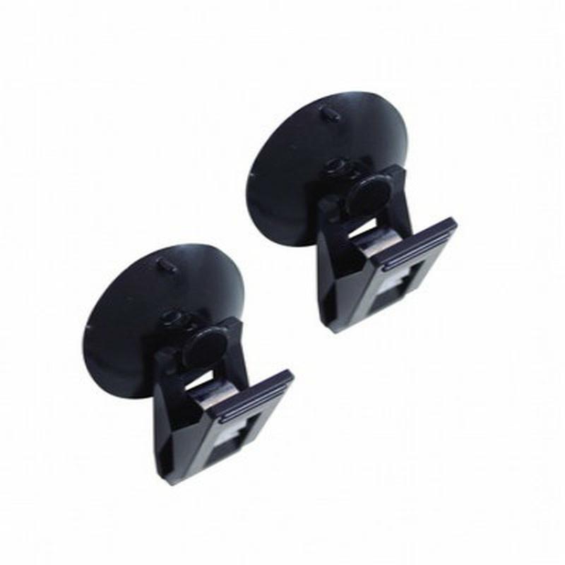 2pcs/Pair Car Interior Window Mount Black Suction Cap Clip Plastic Sucker Removable Holder for Sunsh