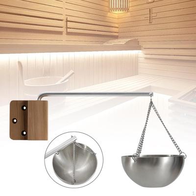 Sauna Ölbecher mit Schrauben Zubehör Wandmontage Einfach zu installieren Essentielle Schale Duftverteiler