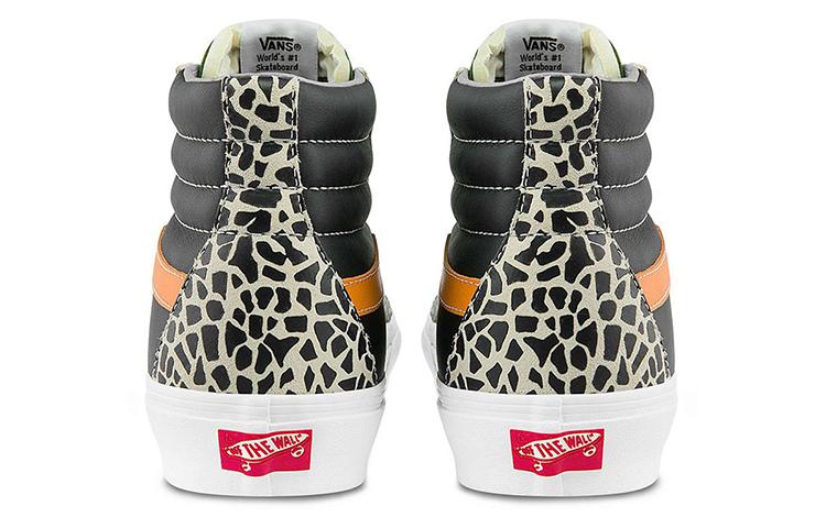 Sk8 Vans-Hi Reissue Ef Vlt Lx 'Animal Print - Cactus Black' VN0A5HUX9MV
