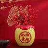Chinese New Year, Feng Shui, pocket vase, decoration, 10.5 x 11 cm,