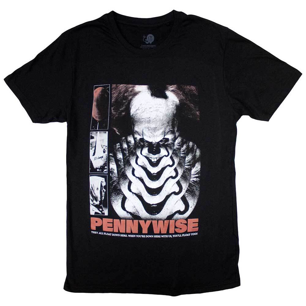 It Pennywise You ll Never Float Too T-Shirt Black New M