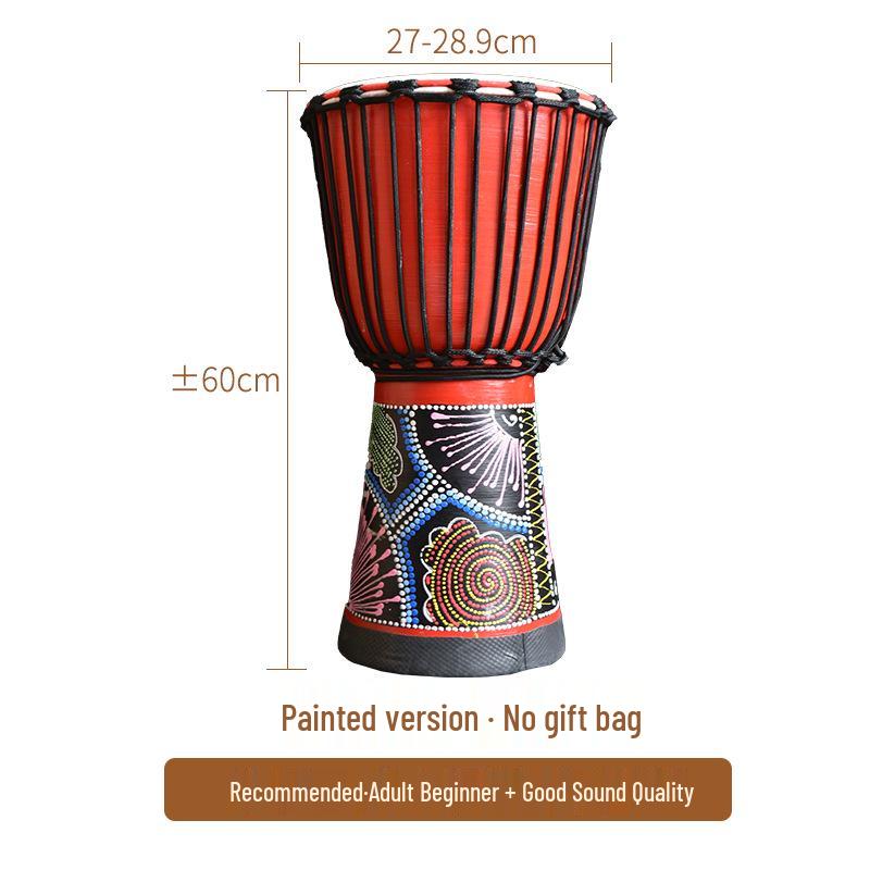 Professional African Sheepskin Drum - 8/10/12