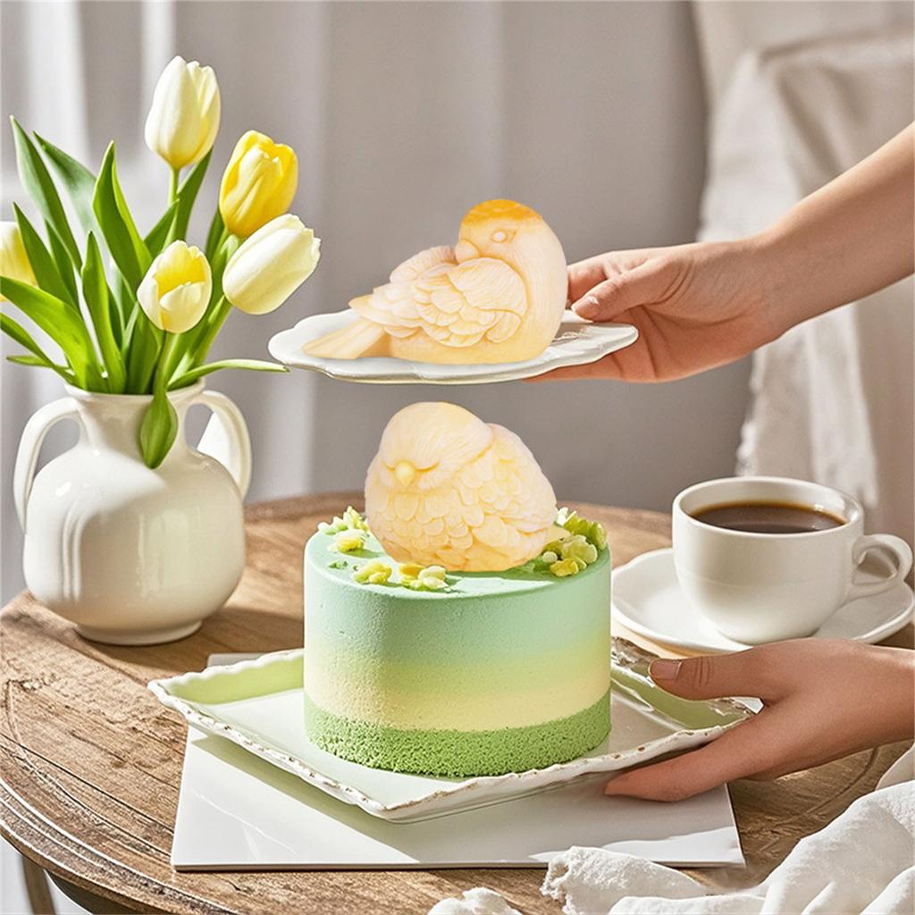 Flexible Silicone Mousse Cake Mold Realistic Parrot Shape Chocolate Baking Mould Bakeware for Parties and Celebration