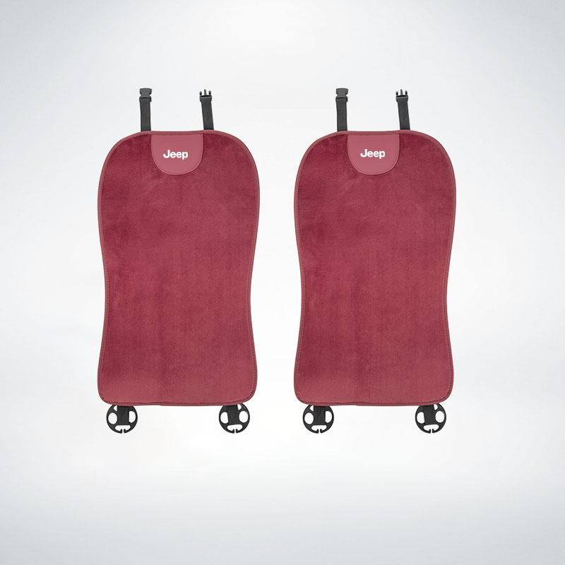Car Seat Cover Backrest Pad Cushion Plush Interior Accessories For Jeep Grand Cherokee Wrangler JK Gladiator Compass Renegade AMV1