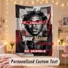 Custom Personalized Tapestry,Kendrick Lamar Print Custom Name Text Wall Art Hanging for Bedroom